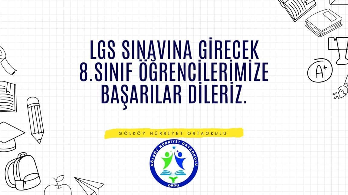  LGS’ye Girecek Öğrencilerimize Başarılar Dileriz! 